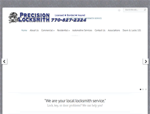 Tablet Screenshot of precision-locksmith.com